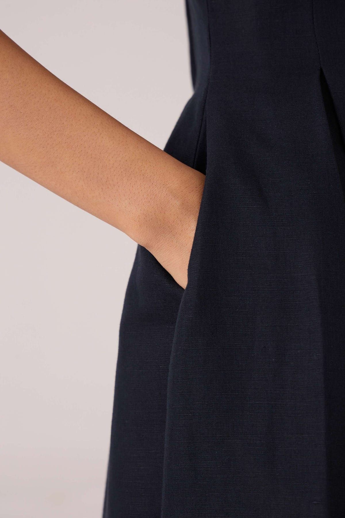 Eos Black Midi Dress - image 9