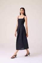 Eos Black Midi Dress view 10
