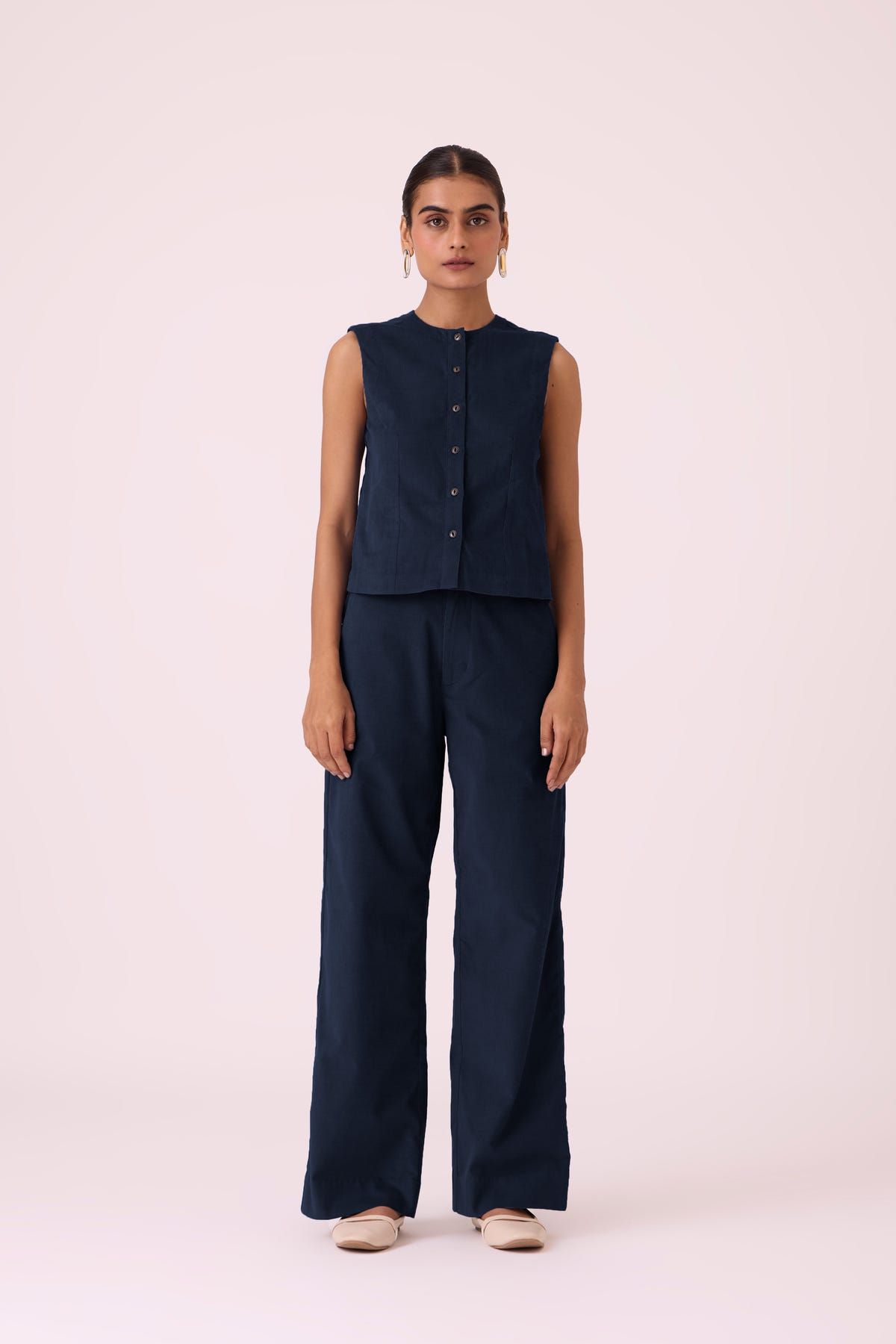 Hatchi Blue Needlecord Pants - image 1