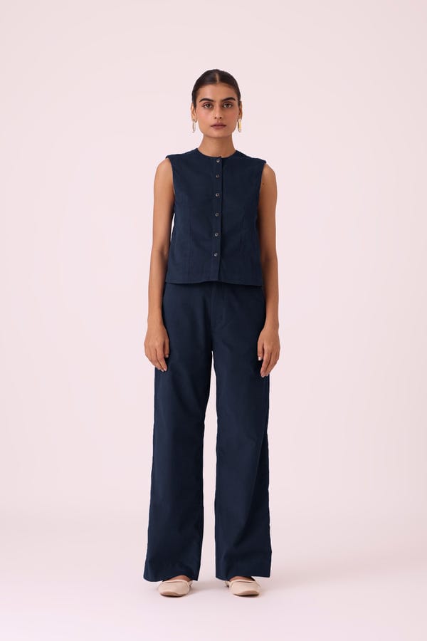 The Summer House — Hatchi Blue Needlecord Pants