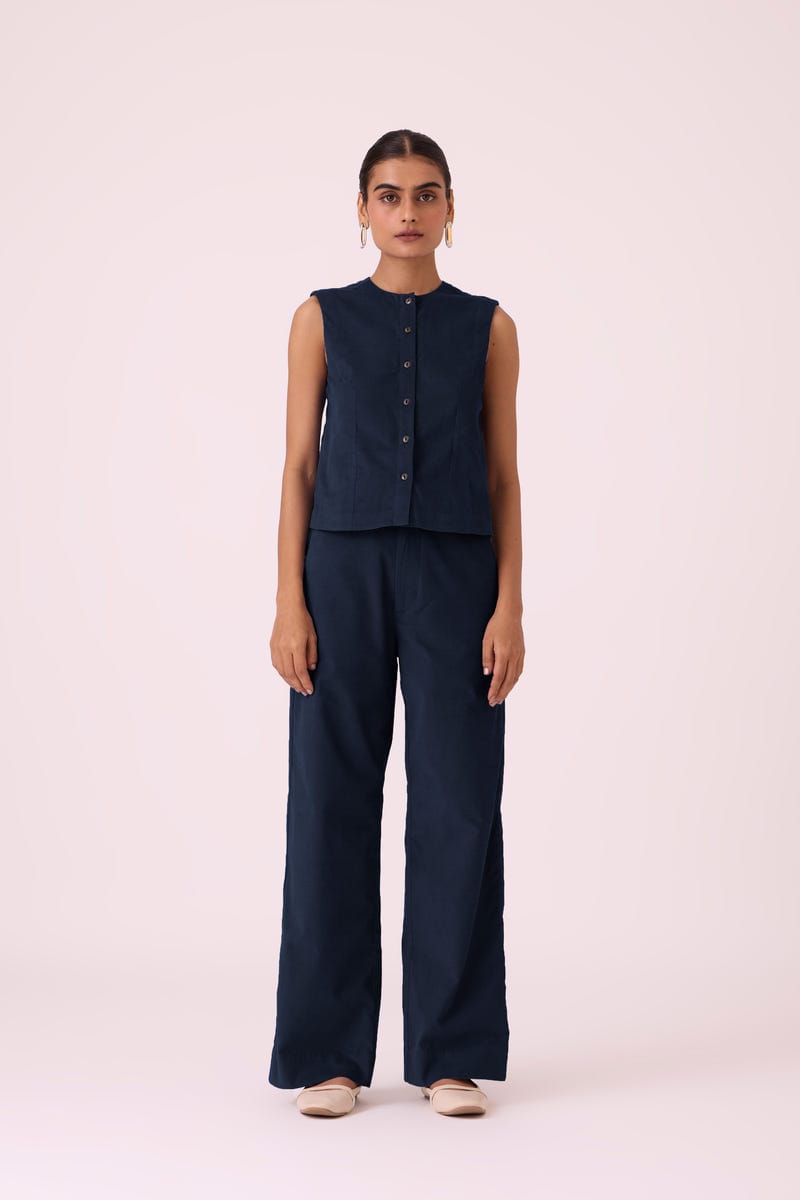 Hatchi Blue Needlecord Pants