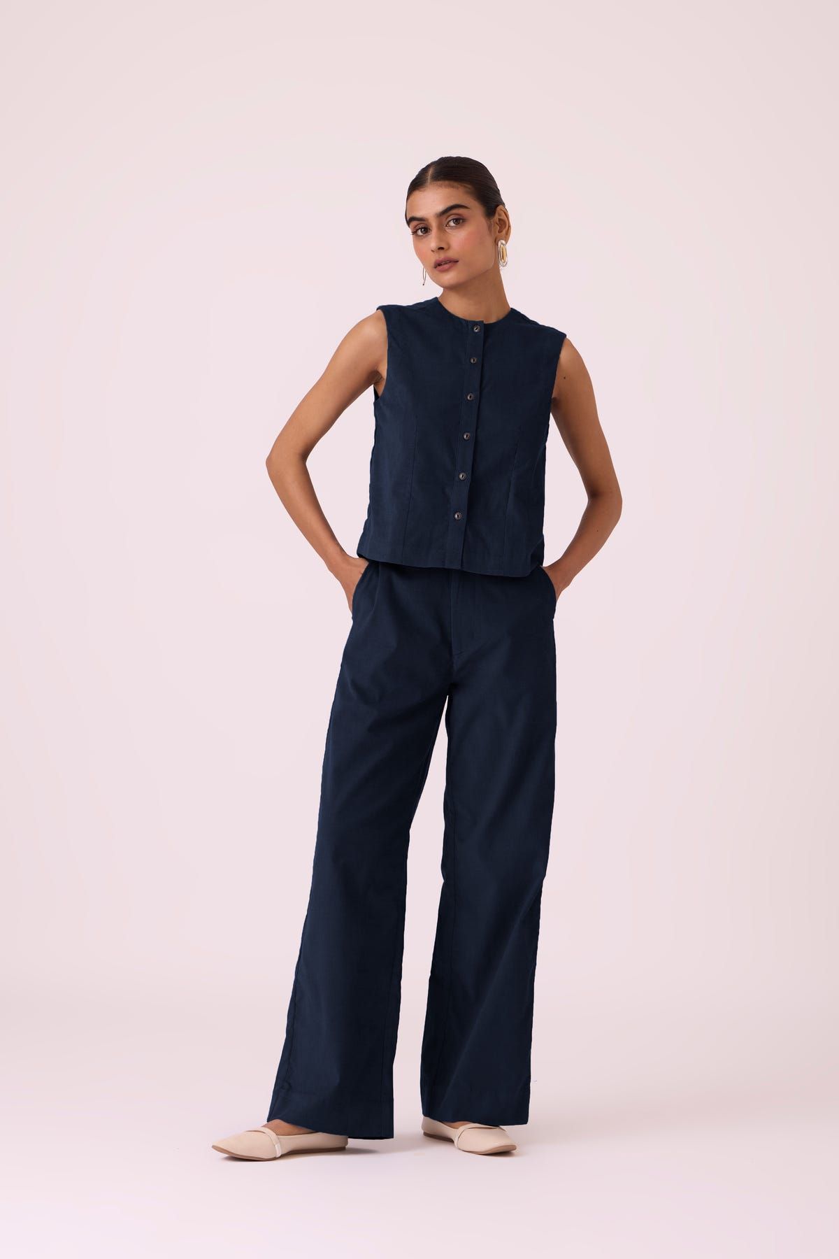 Hatchi Blue Needlecord Pants - image 9