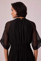 Arha Black Handwoven Dress view 11