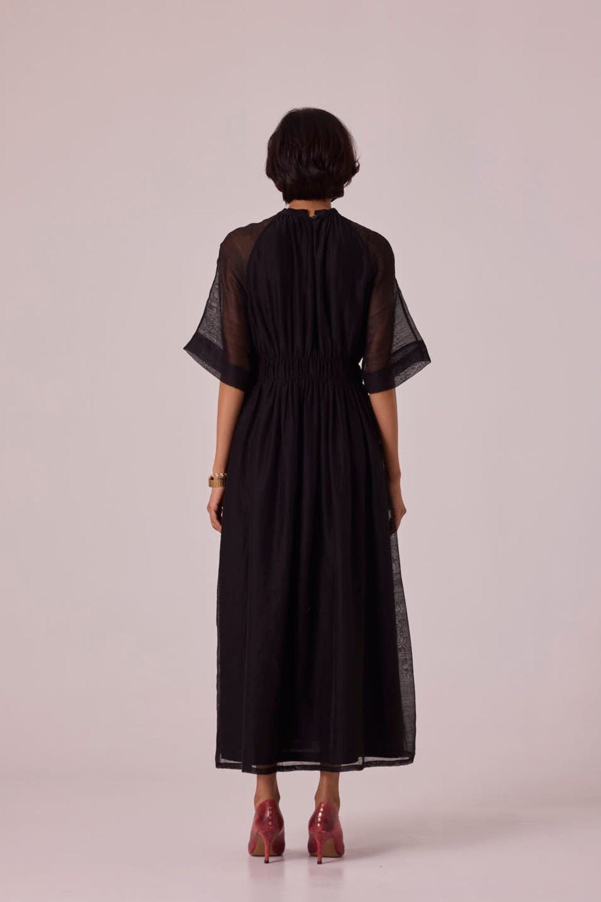 Arha Black Handwoven Dress - image 12