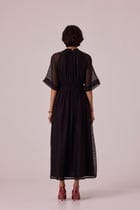 Arha Black Handwoven Dress view 12