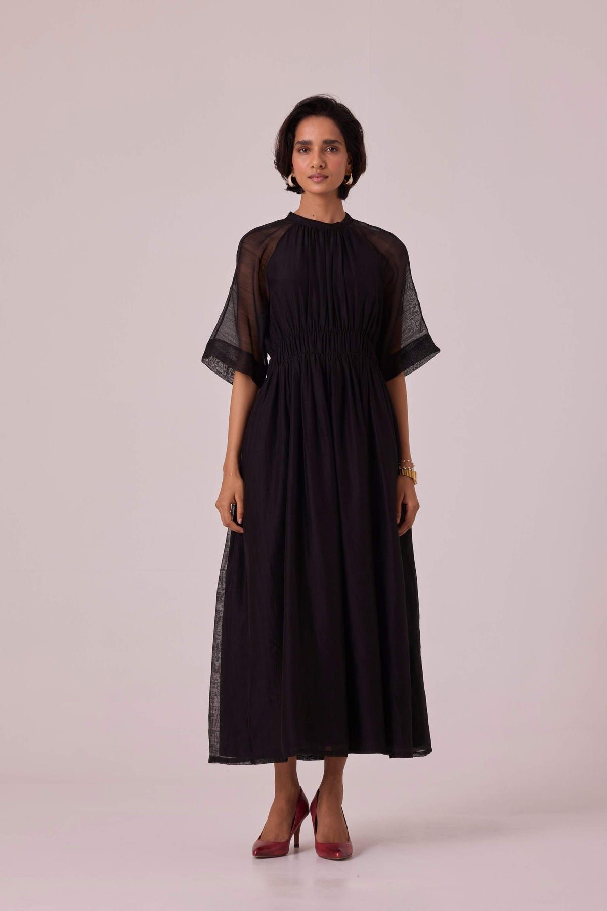 Arha Black Handwoven Dress - image 2