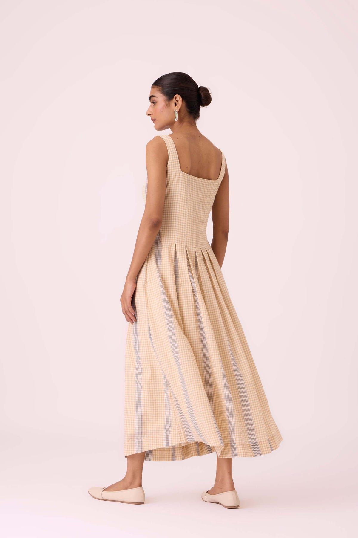 Bosie Beige Handwoven Dress - image 14