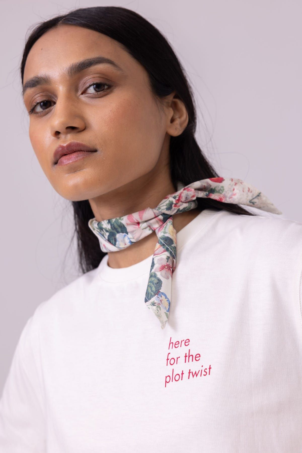 Drew Off  White Organic Cotton TShirt - image 5