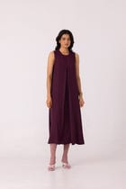 Brooke Wine Midi Dress view 2