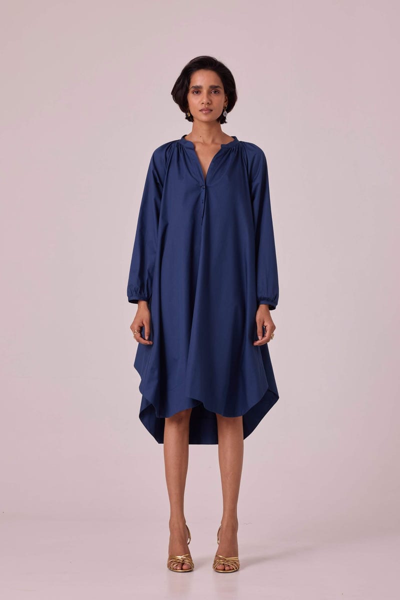 Woodstock Blue Tent Dress