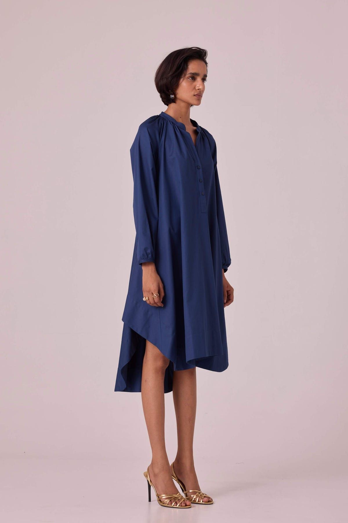 Woodstock Blue Tent Dress - image 2