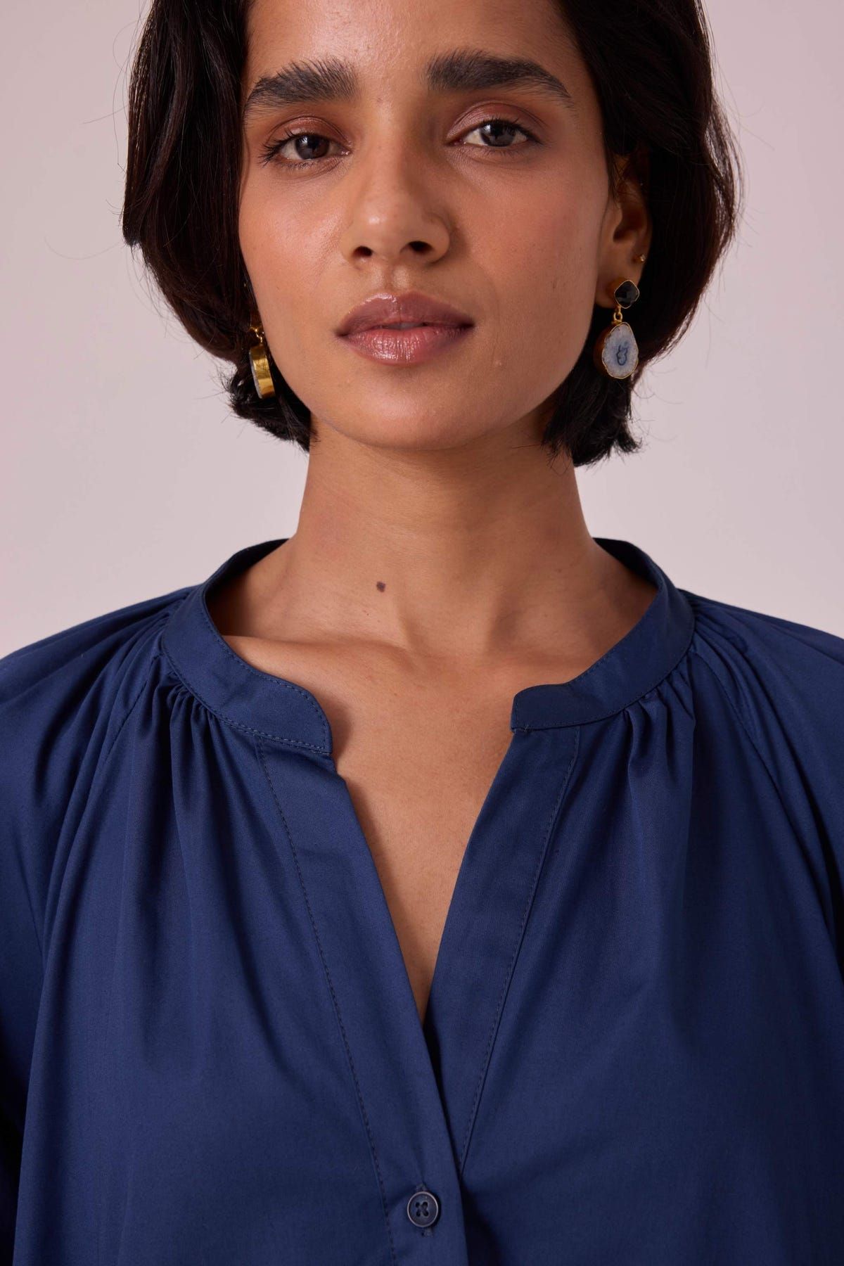 Woodstock Blue Tent Dress - image 5