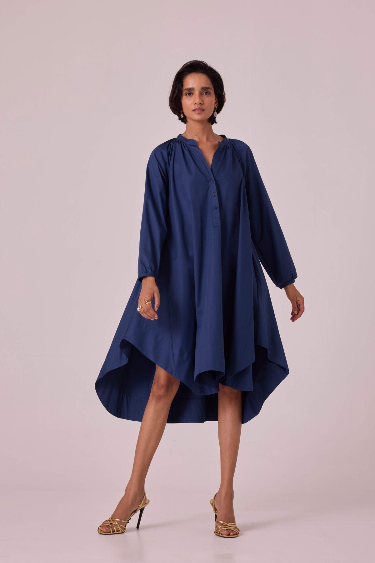 Woodstock Blue Tent Dress - image 9