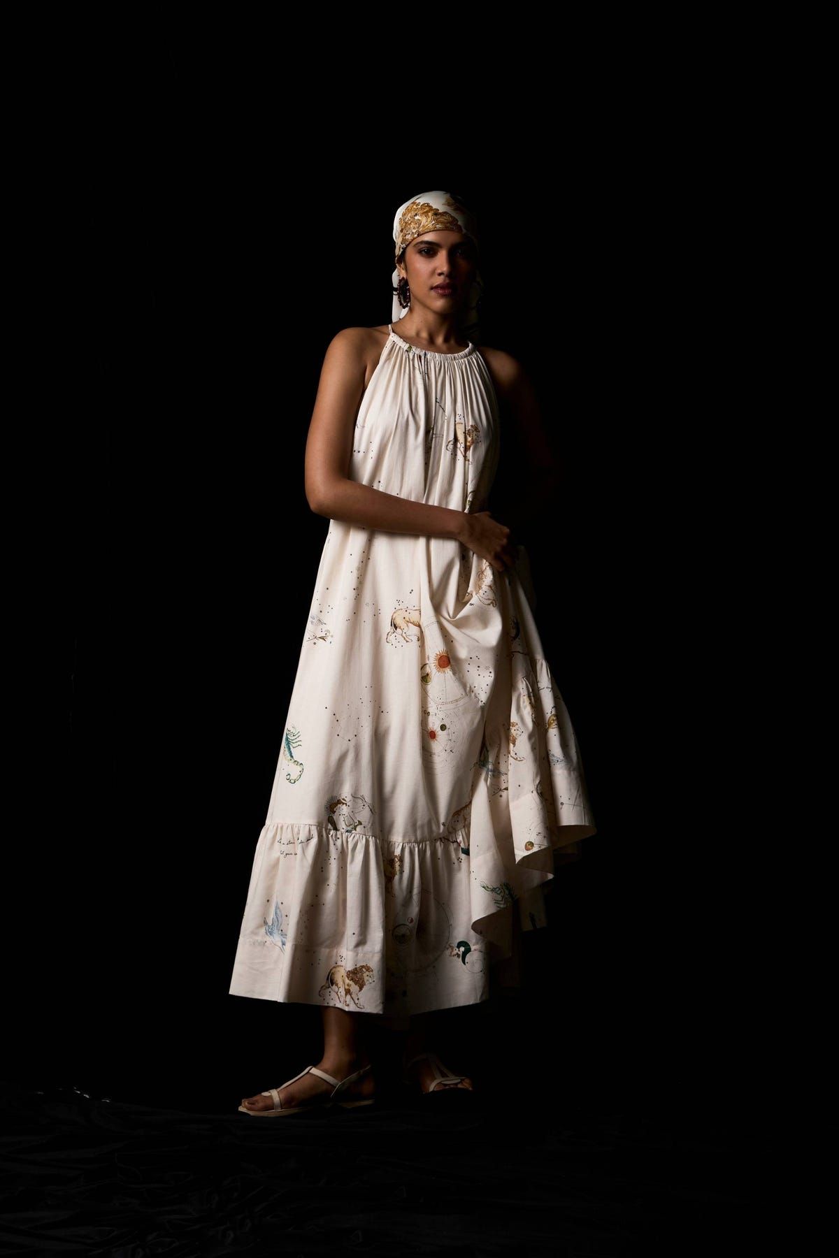 Naiara Zodiac Print Maxi Dress - image 15