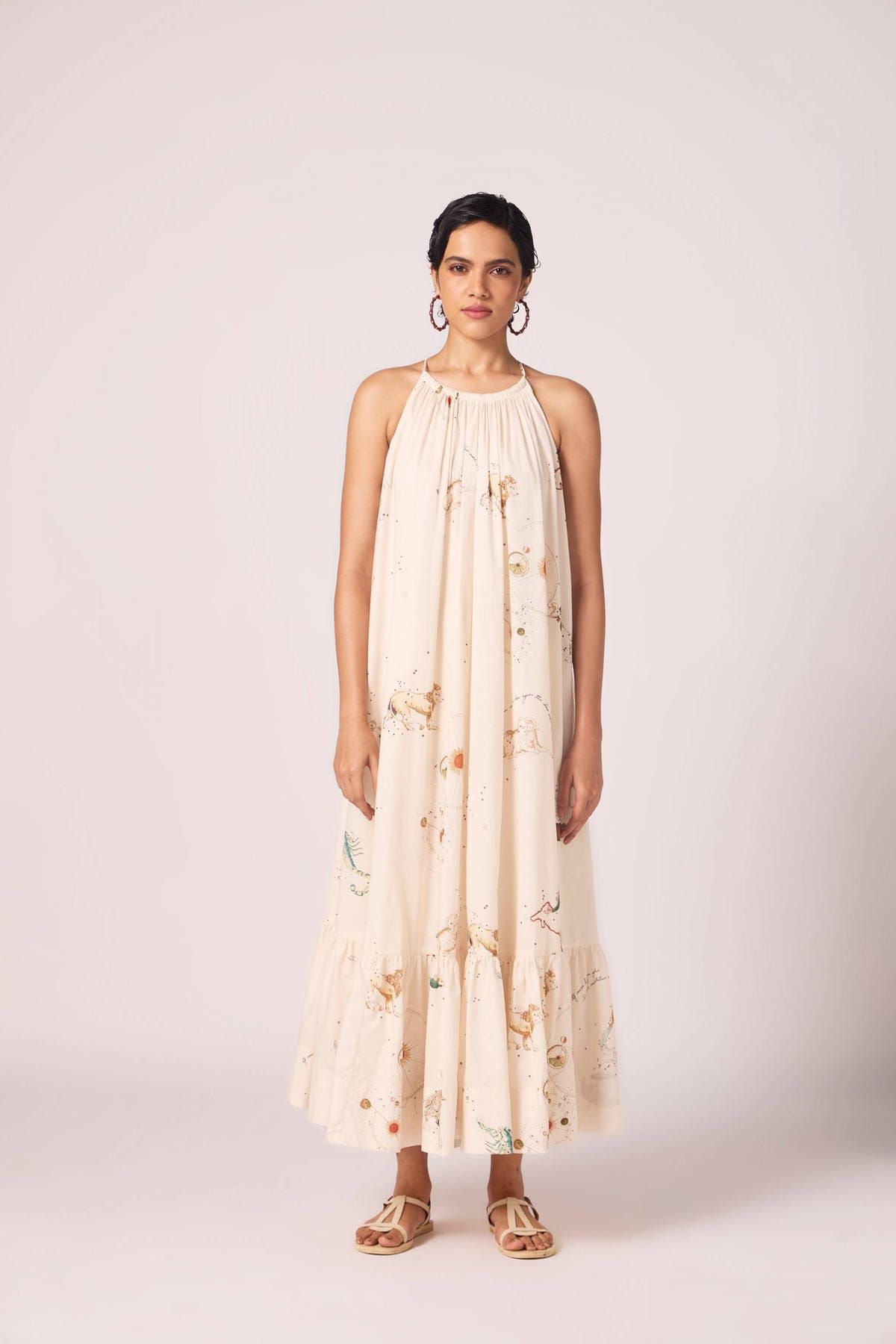 Naiara Zodiac Print Maxi Dress - image 2