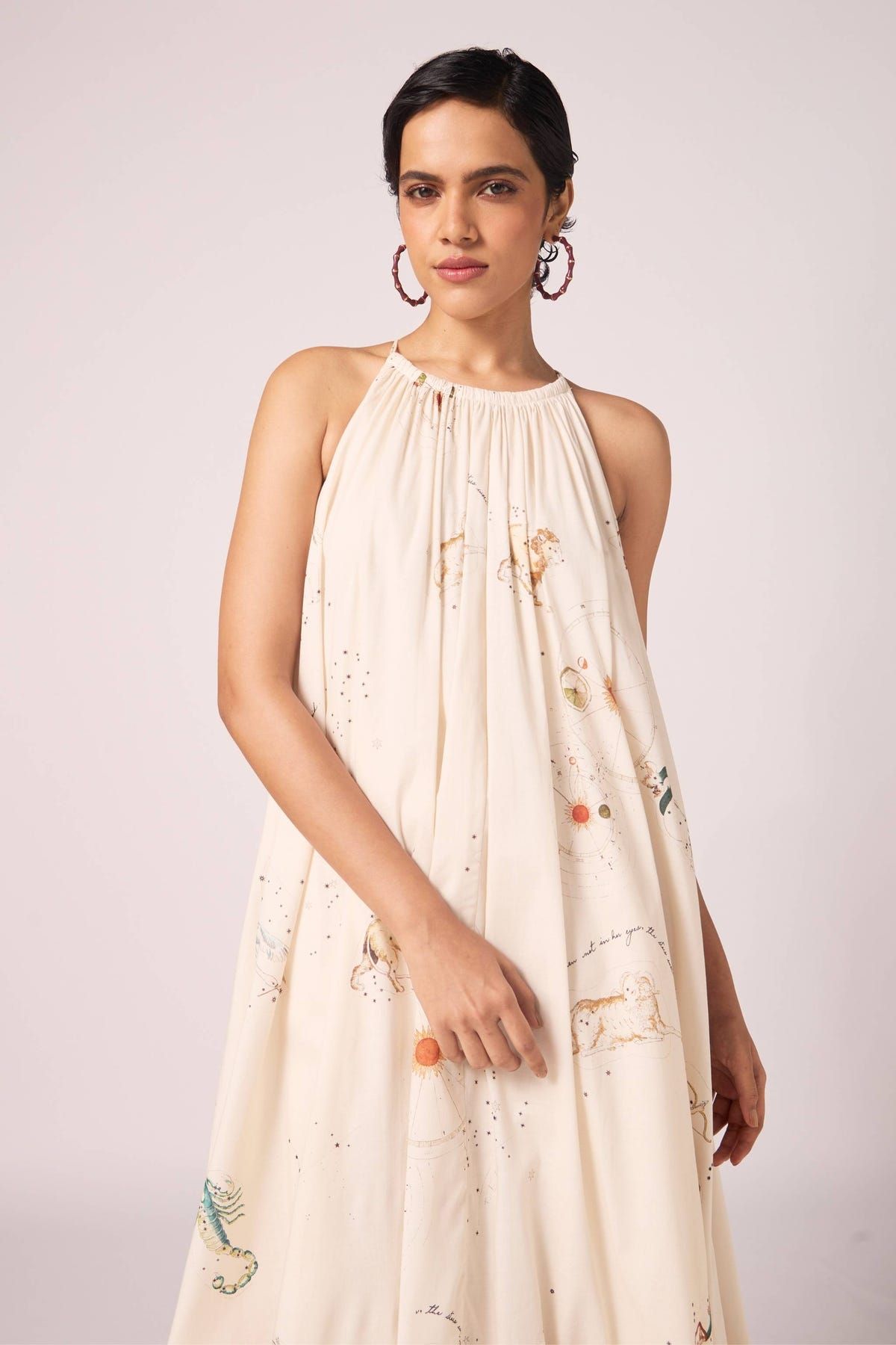 Naiara Zodiac Print Maxi Dress - image 5
