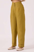 Pip Olive Linen Pants view 3