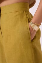 Pip Olive Linen Pants view 5
