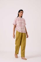 Pip Olive Linen Pants view 8