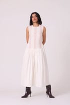 Fyodor Red Stripe Maxi Dress view 1