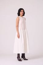 Fyodor Red Stripe Maxi Dress view 3