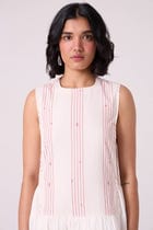 Fyodor Red Stripe Maxi Dress view 5
