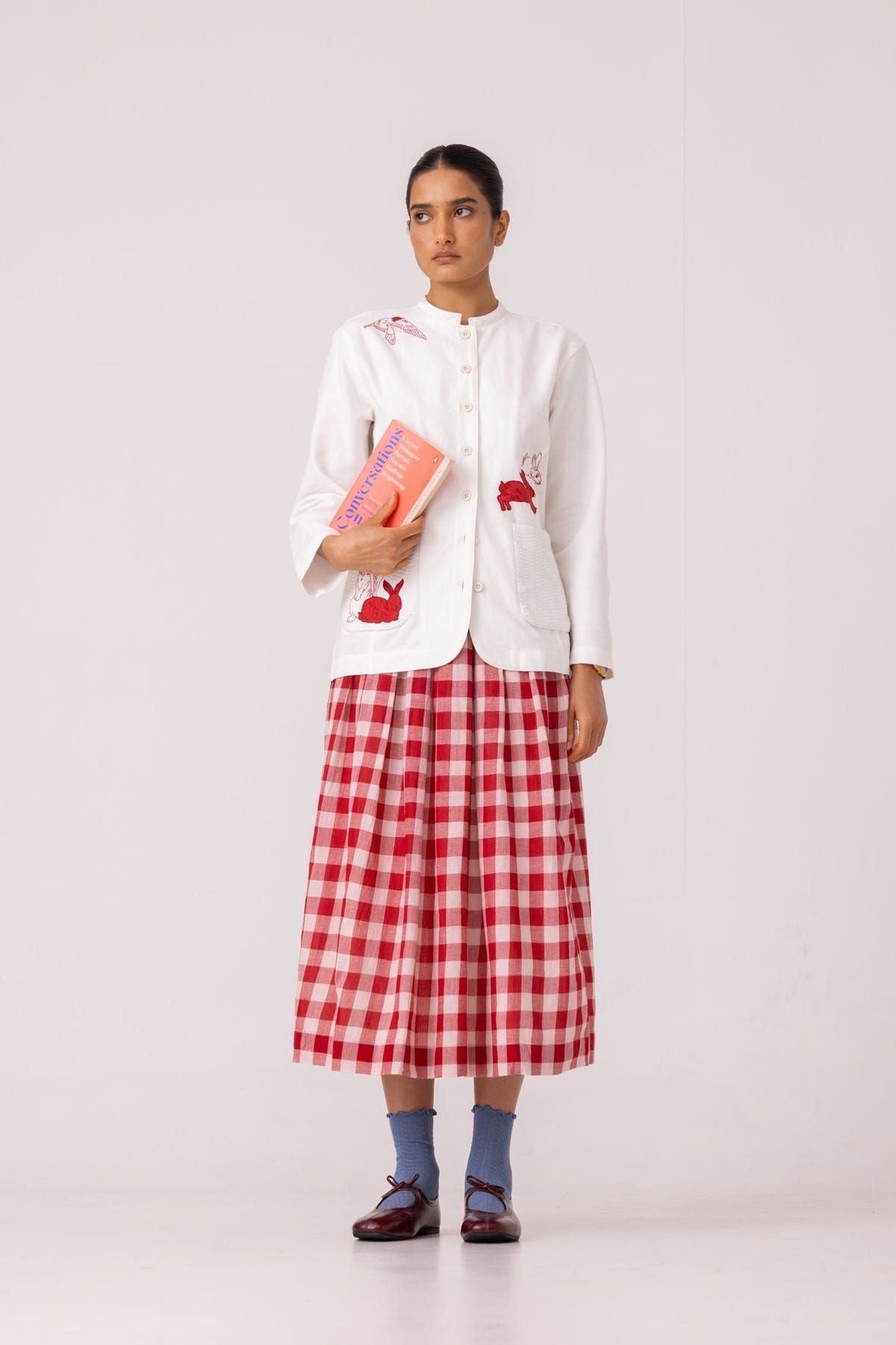 Alma Handwoven Cotton Shacket - image 1