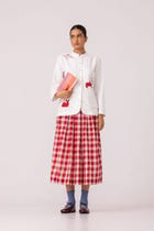 Alma Handwoven Cotton Shacket view 1