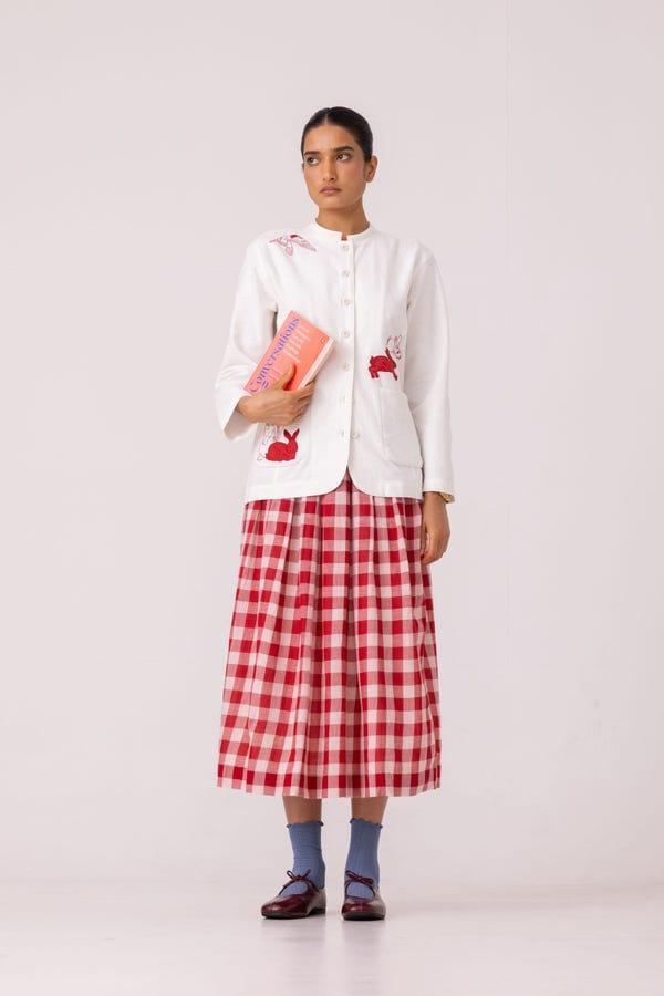 The Summer House — Alma Handwoven Cotton Shacket