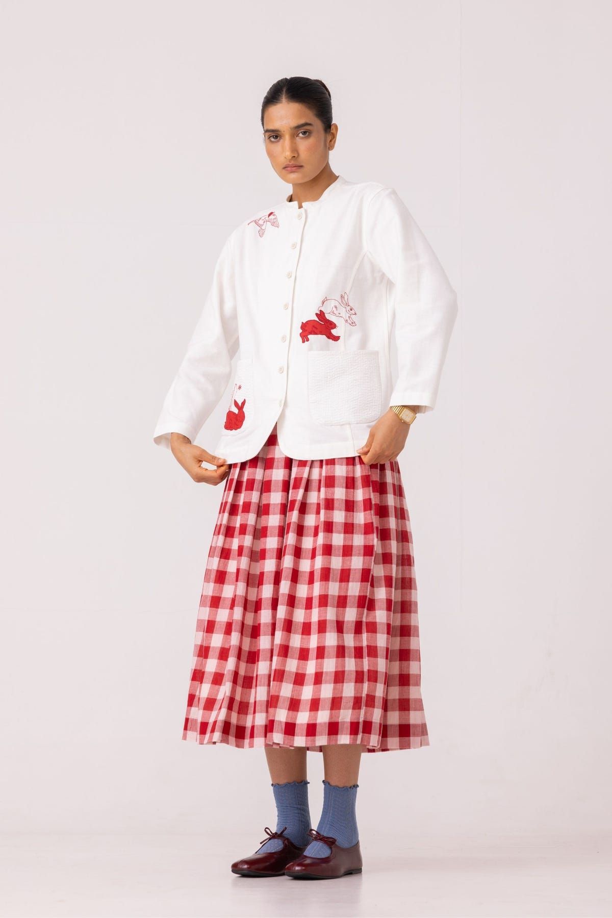Alma Handwoven Cotton Shacket - image 11