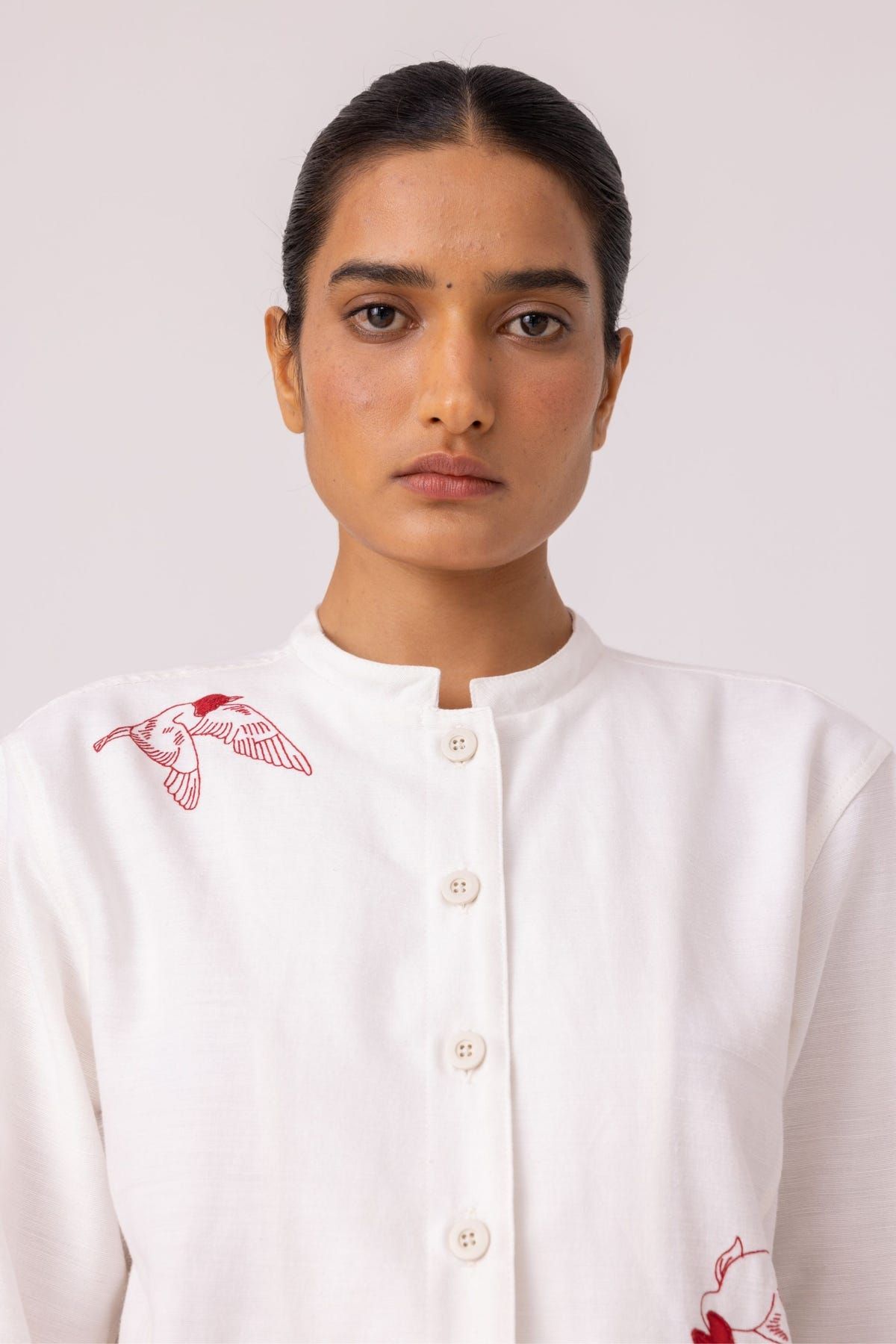 Alma Handwoven Cotton Shacket - image 5
