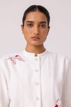 Alma Handwoven Cotton Shacket view 5