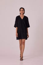 Stad Black Needlecord Shift Dress view 8