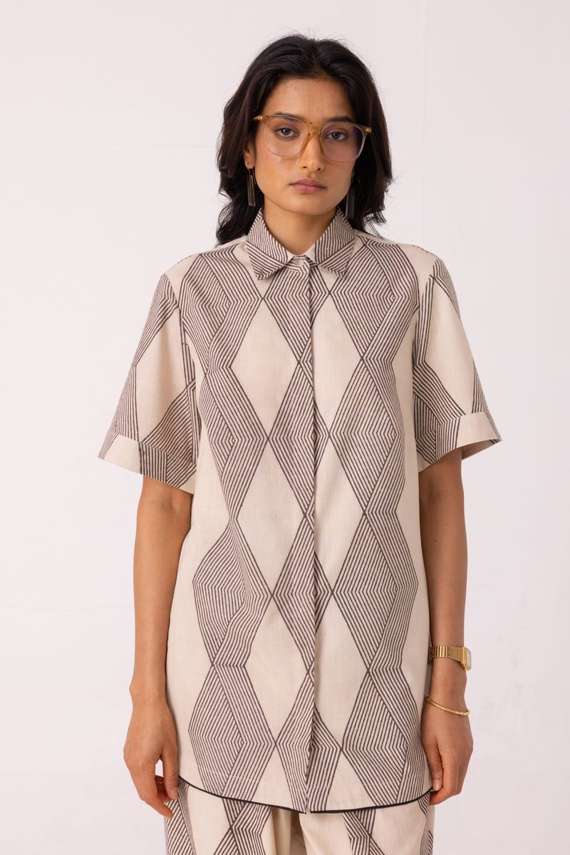 Tess Hand Printed Shirt