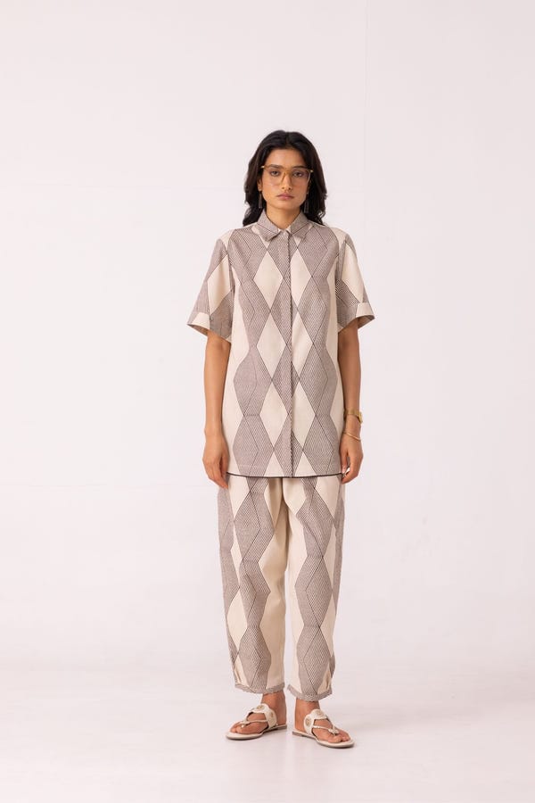 The Summer House — Tess Hand Printed Shirt