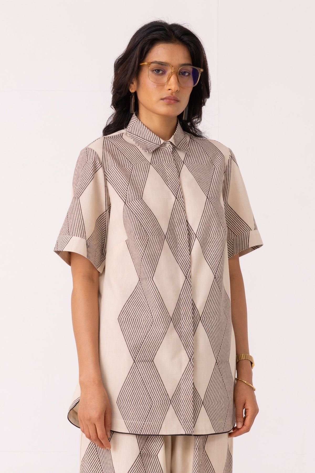 Tess Hand Printed Shirt - image 3