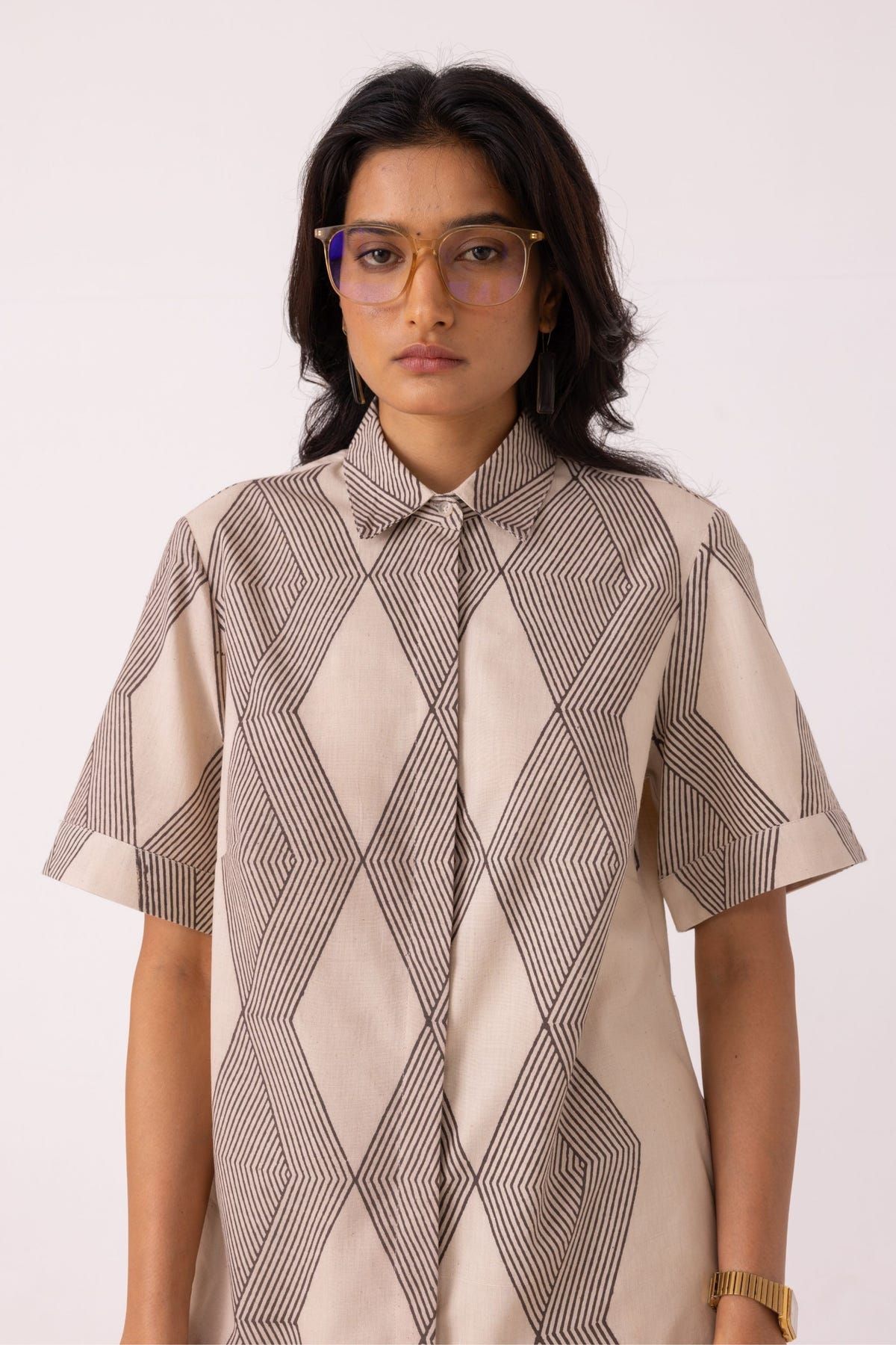 Tess Hand Printed Shirt - image 4