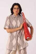 Tess Hand Printed Shirt view 9