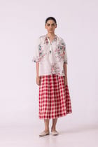 Meg Floral Printed Top view 1