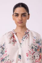 Meg Floral Printed Top view 4