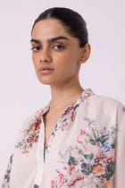 Meg Floral Printed Top view 5