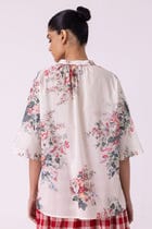 Meg Floral Printed Top view 8