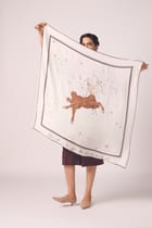 Sagittarius Printed Satin Scarf view 1