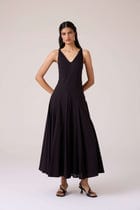 Aurora Black Panelled Dress view 3