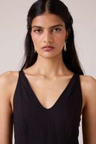 Aurora Black Panelled Dress view 4