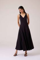 Aurora Black Panelled Dress view 5