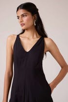 Aurora Black Panelled Dress view 6