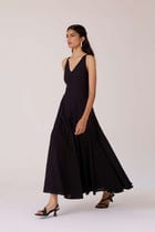 Aurora Black Panelled Dress view 9