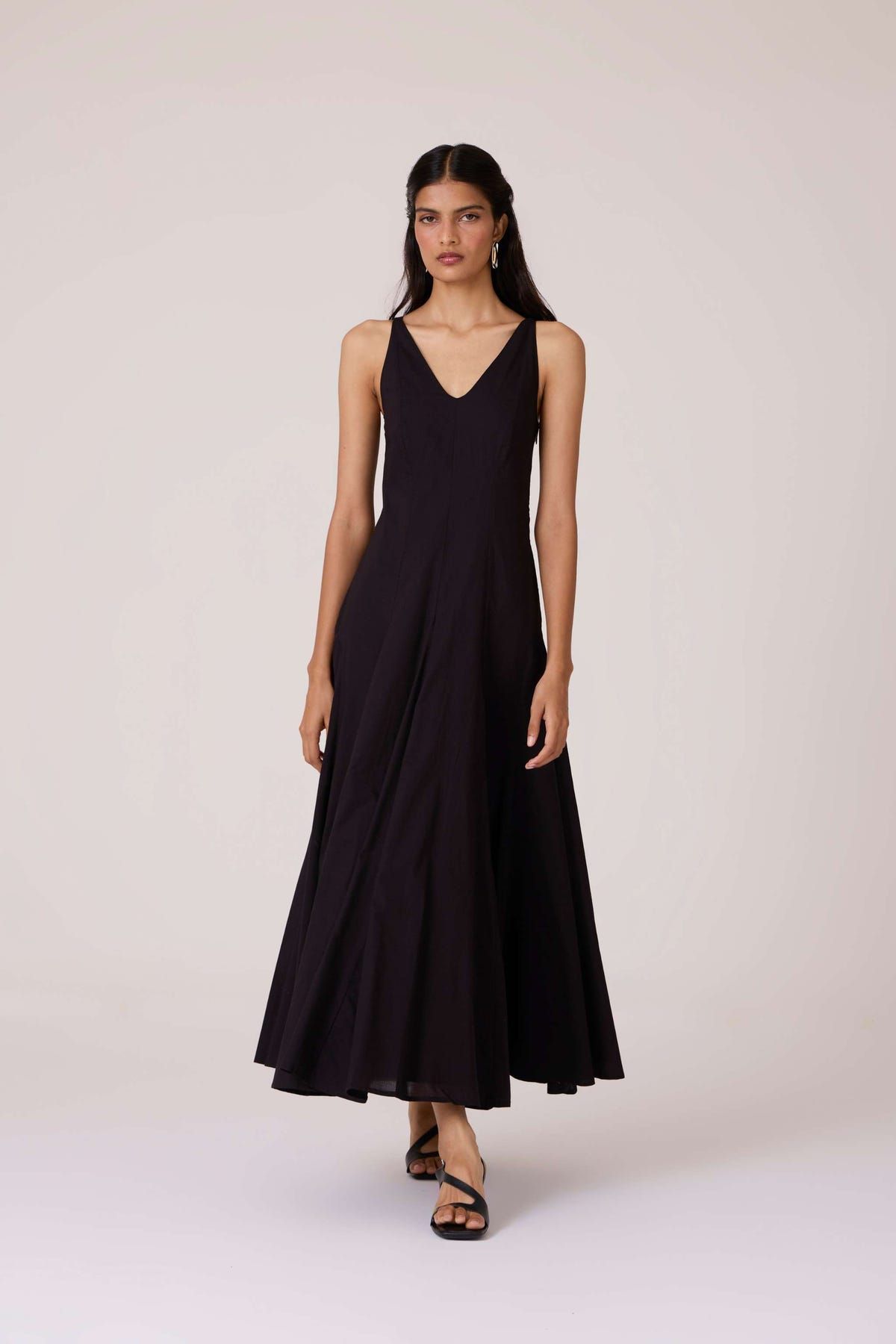 Aurora Black Panelled Dress - image 10