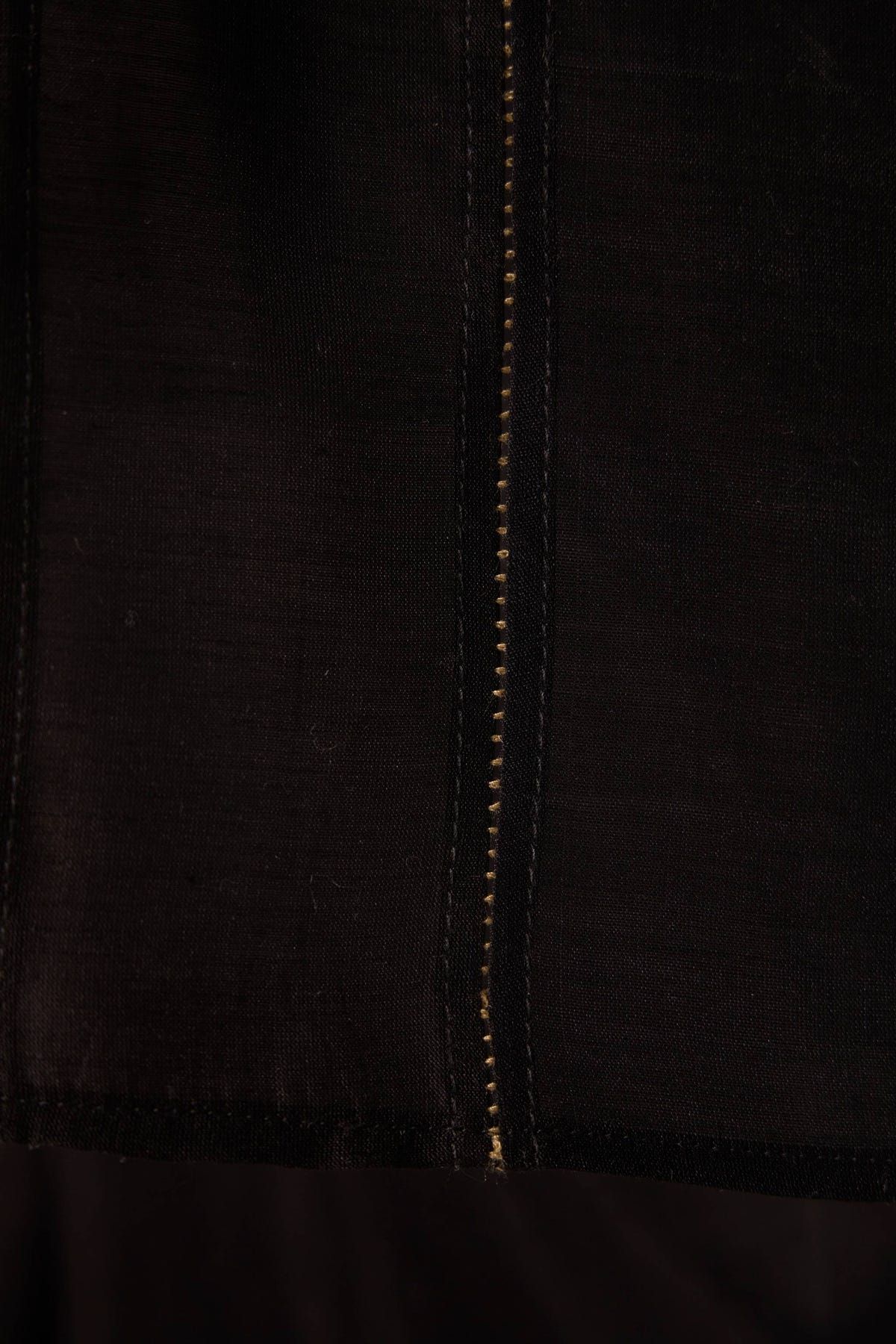 Zuben Zodiac Black Handwoven Embroidered Saree - image 5